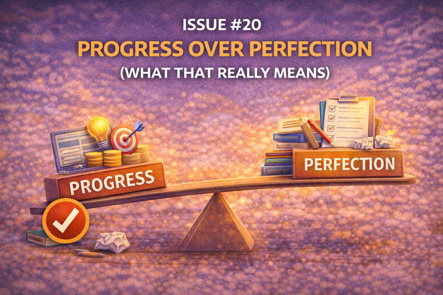 Issue #20: Progress Over Perfection (What That Really Means)
