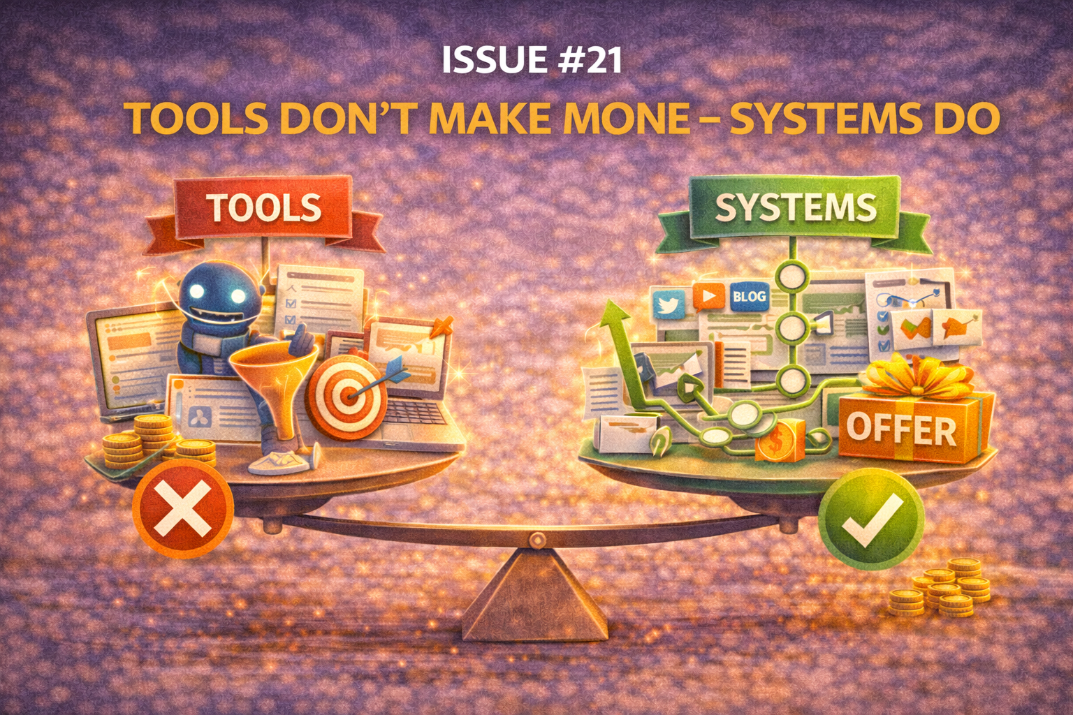 Issue #21: Tools Don’t Make Money — Systems Do